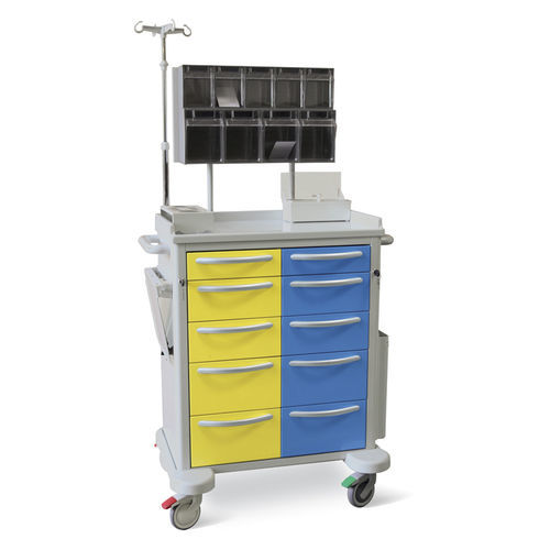 Carrello per anestesia - OMEGA PLUS - Centro Forniture Sanitarie   - medico / ospedaliero / portamedicinali