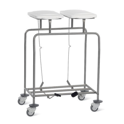 Carrello portabiancheria per sacchi sporchi - R2/AP - Centro Forniture Sanitarie   - ospedaliero / da trasporto / con pedale