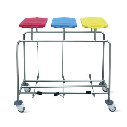 Carrello portabiancheria per sacchi sporchi - R3/AP - Centro Forniture Sanitarie   - ospedaliero / da trasporto / con pedale