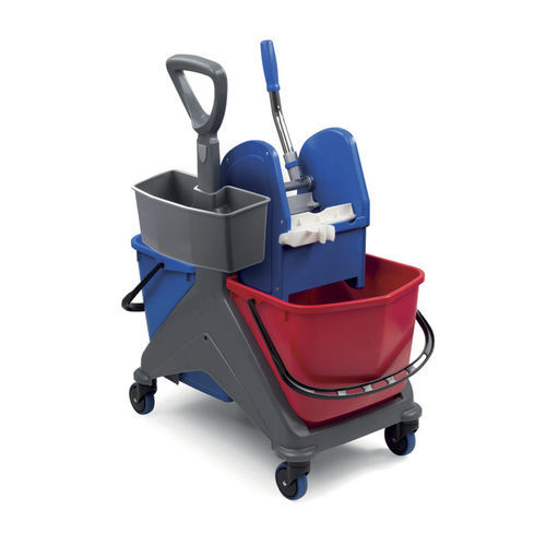 Carrello di pulizia - CFS 36 - Centro Forniture Sanitarie   - ospedaliero / portarifiuti / con cestello