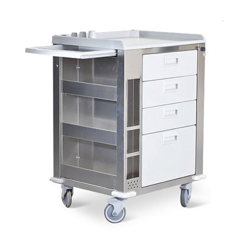Carrello per trattamenti - COMFORT - Centro Forniture Sanitarie   - medico / ospedaliero / in acciaio inossidabile