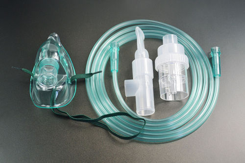 Maschera di nebulizzazione in plastica - Changzhou Medical Appliances General Factory - regolabile