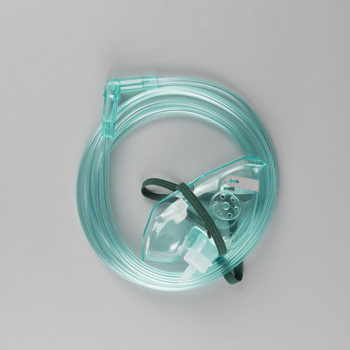 Maschera per ossigenoterapia in PVC - Changzhou Medical Appliances General Factory - trasparente / regolabile / monouso