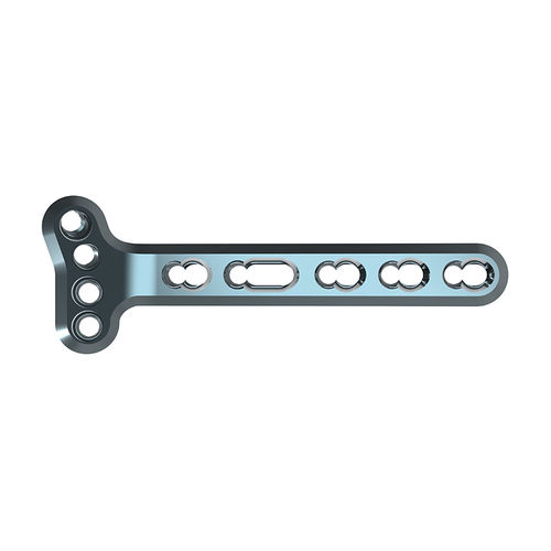 Placca di compressione per radio - 70902- 4 head holes - Waston medical - distale / bloccata / in titanio