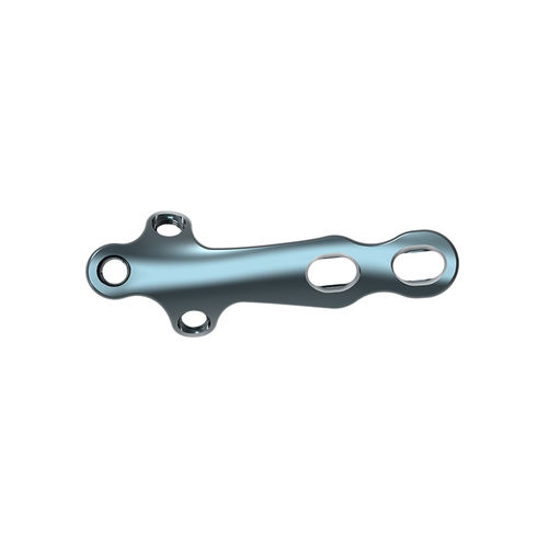 Placca per artrodesi per articolazione metatarso-falangea - 70801 (L/R) - Waston medical - bloccata / in titanio