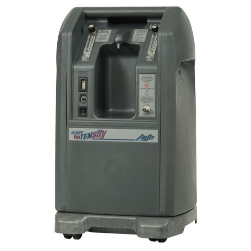Concentratore di ossigeno per cure domiciliari - NewLife Intensity - CAIRE Medical - medico / con rotelle / a flusso continuo