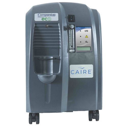Concentratore di ossigeno medico - Companion 5™ - CAIRE Medical - per cure domiciliari / con rotelle / modulare