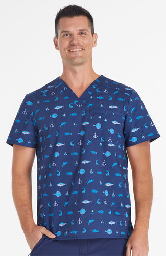 Casacca medica per uomo - CK-CK692 - Cherokee Uniforms - L / XL / M