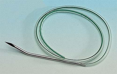 Tubo di drenaggio - MS/109/50/Ch  - Chimed - in PVC / in acciaio inossidabile / semipieno