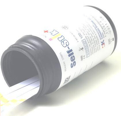 Striscia analitica multiparametrica - Self-Stick+ - ChungDo Pharm. Co., Ltd. - per metaboliti urinari / per urina