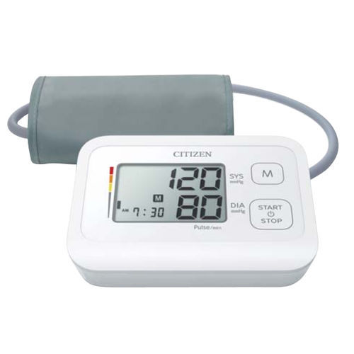 Sfigmomanometro elettronico automatico - CHU304 - Citizen Systems Japan  - oscillometrico / con bracciale adulti / 1 x 99