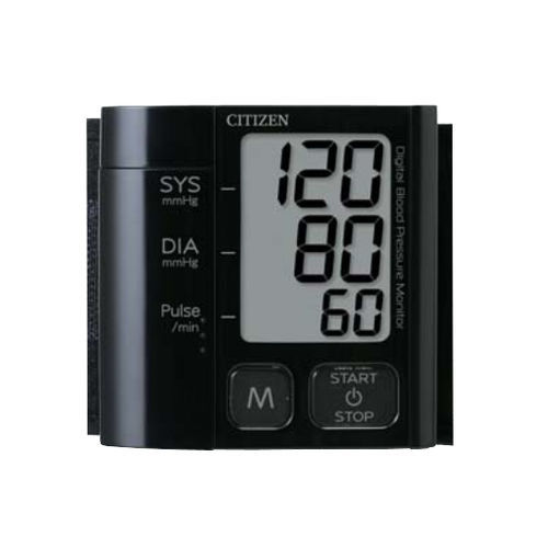 Sfigmomanometro elettronico automatico - CH-657（BLACK) - Citizen Systems Japan  - oscillometrico / per polso / con bracciale integrato