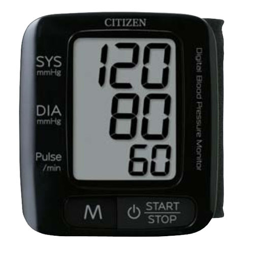 Sfigmomanometro elettronico automatico - CH-650（BLACK） - Citizen Systems Japan  - oscillometrico / per polso / con bracciale integrato