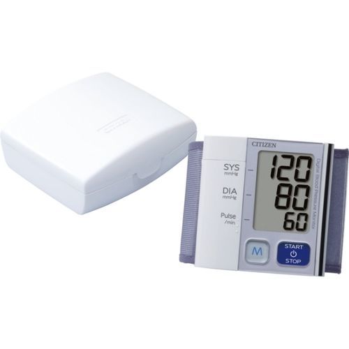 Sfigmomanometro elettronico automatico - CH-657 - Citizen Systems Japan  - oscillometrico / per polso / con bracciale integrato