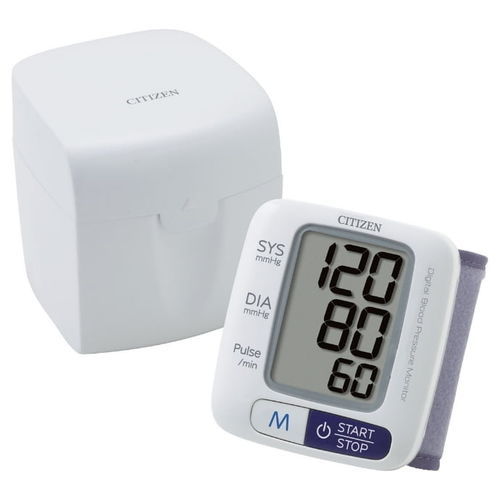 Sfigmomanometro elettronico automatico - CH-650 - Citizen Systems Japan  - oscillometrico / per polso / con bracciale integrato