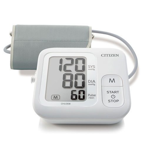 Sfigmomanometro elettronico automatico - CHU306 - Citizen Systems Japan  - oscillometrico / con bracciale adulti / 1x90