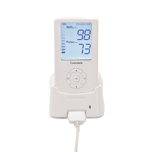 Pulsossimetro palmare - MD-620P - Comdek Industrial - per ospedale / a batteria / USB