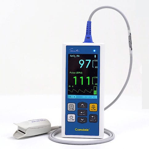 Pulsossimetro palmare - MD-655P - Comdek Industrial - per ospedale / con sensore separato / bianco