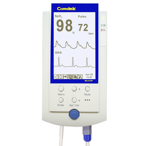 Pulsossimetro palmare - MD-670P+ - Comdek Industrial - per ospedale / a batteria / USB