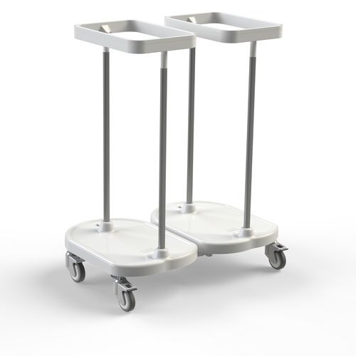 Carrello portabiancheria per sacchi sporchi - LBC2 - Conf Industries - medico / da trasporto / di pulizia