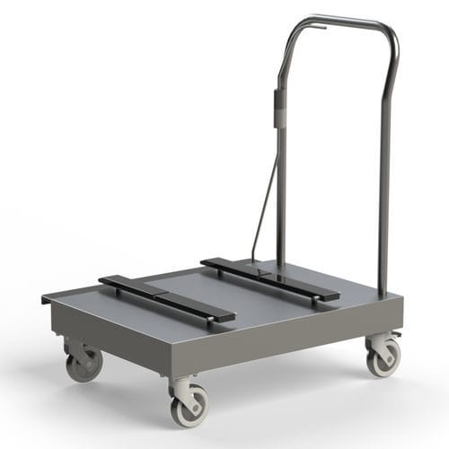 Carrello medico - 125XD2/2 - Conf Industries - per uso generale / di trasferimento / di carico