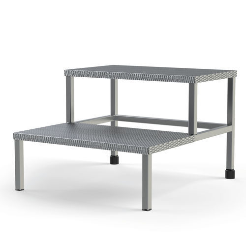 Predellino 2 gradini - GRA440 - Conf Industries - in acciaio inossidabile / antiscivolo