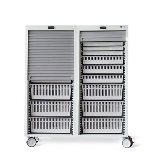 Carrello ospedaliero - Space ISO-2 - Conf Industries - per uso generale / per farmaci / per dispositivi medici