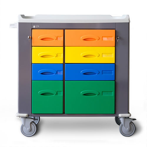 Carrello ospedaliero - CICLONE MEDIUM  - Conf Industries - per uso generale / per dispositivi medici / multifunzione