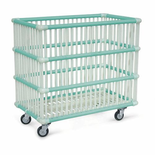 Carrello portabiancheria per sacchi sporchi - 55 - Conf Industries - medico / da trasporto / in plastica