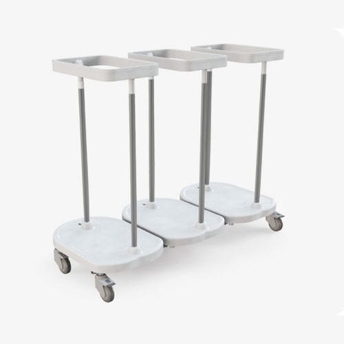 Carrello portabiancheria per sacchi sporchi - LBC3 - Conf Industries - medico / di pulizia / per biancheria