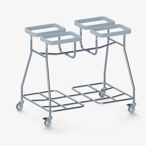 Carrello portabiancheria per sacchi sporchi - AXLBCQ - Conf Industries - medico / da trasporto / per biancheria