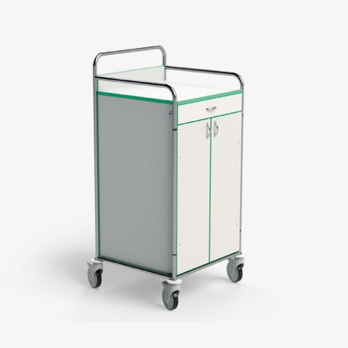 Carrello portabiancheria per sacchi puliti - 251SP-1CSH - Conf Industries - ospedaliero / da trasporto