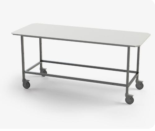 Tavolo da lavoro - 191SM-CR - Conf Industries - rettangolare / su rotelle