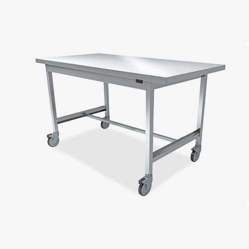 Tavolo da lavoro - 191AXCR - Conf Industries - di confezionamento di strumenti medici e chirurgici / rettangolare / su rotelle