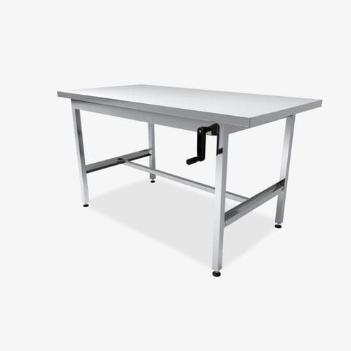 Tavolo da lavoro - 191AX-ELEVMN - Conf Industries - rettangolare / ad altezza regolabile / idraulico