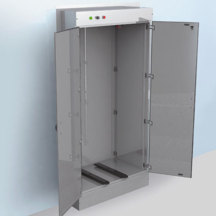 Passa-materiali da parete - 524D2-2TR - Conf Industries