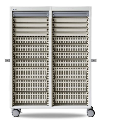 Carrello di trasporto - Space ISO-2H - Conf Industries - di stoccaggio / in plastica / con cassetti