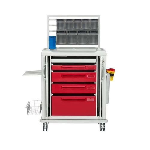 Carrello di emergenza - Universal - Conf Industries - per trattamenti / per trattamenti / in alluminio