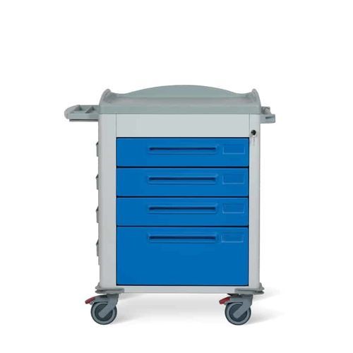 Carrello per anestesia - Tornado Large ISO - Conf Industries - per trattamenti / con ripiano / 4 cassetti