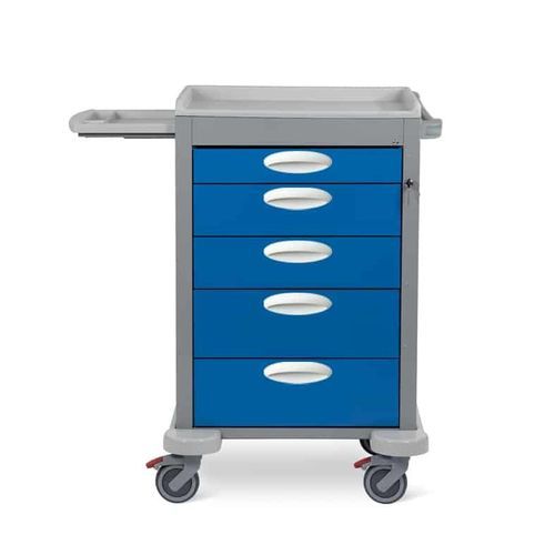 Carrello di emergenza - ALV600500 - Conf Industries - per trattamenti / multifunzione / con ripiano