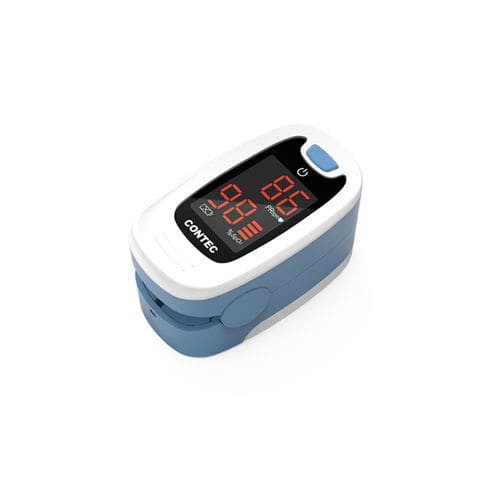 Pulsossimetro da dito - CMS50M  - Contec Medical Systems - medico / a batteria / blu