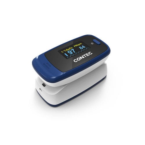 Pulsossimetro da dito - CMS50D2-2 - Contec Medical Systems - medico / per cure domiciliari / a batteria