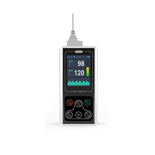 Pulsossimetro palmare - CMS60D1 - Contec Medical Systems - medico / a batteria / con sensore separato