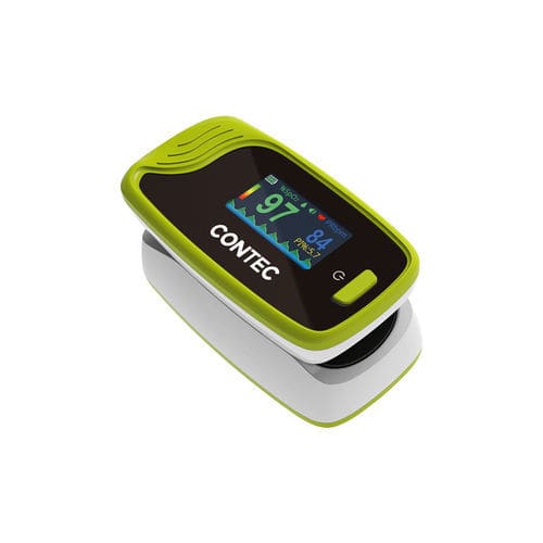 Pulsossimetro da dito - CMS50-Pro - Contec Medical Systems - medico / a batteria / verde