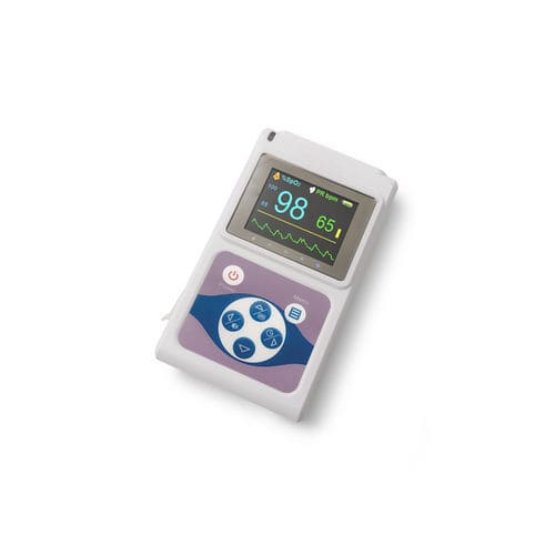 Pulsossimetro palmare - CMS60D  - Contec Medical Systems - medico / per cure domiciliari / a batteria
