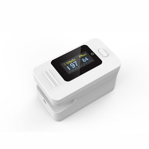 Pulsossimetro da dito - CMS50D4  - Contec Medical Systems - medico / a batteria / bianco