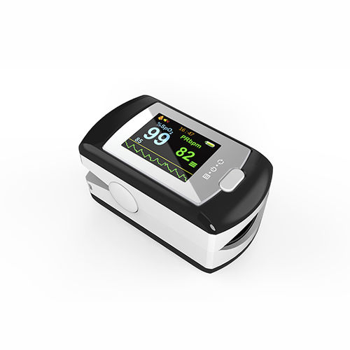 Pulsossimetro da dito - CMS50E  - Contec Medical Systems - medico / a batteria / nero