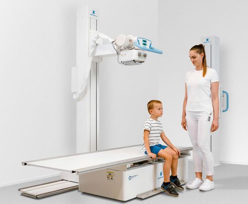 Sistema di radiografia digitale - Perform-X F100 - CONTROL-X Medical - per radiografia multidisciplinare / per radiografia pediatrica / con bucky da terra
