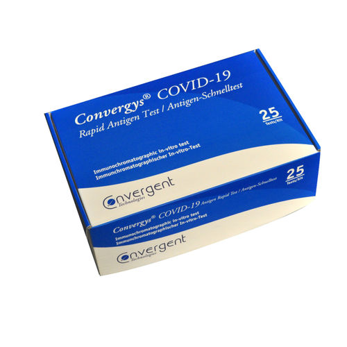 Test rapido per diagnosi COVID-19 - Convergys® - Convergent Technologies - per proteine nucleocapsidiche / SARS-COV-2 / nasofaringeo