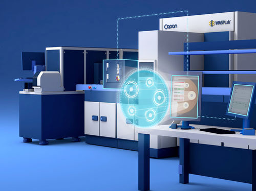 Sistema di automazione di laboratorio per manipolazione di liquidi - Radian® - Copan Italia - microbiologica